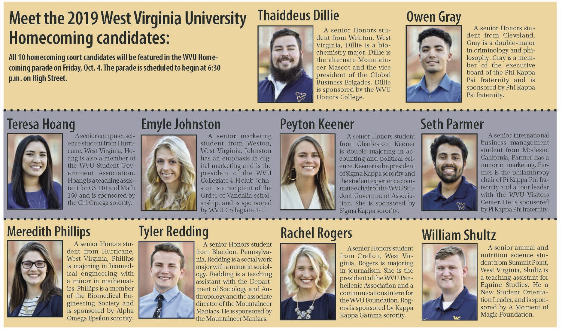 Homecoming Candidates
